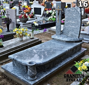 nagrobek pojedynczy wysoki